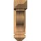 Ekena Millwork Funston Arts and Crafts Smooth Bracket w/ Offset Brace, Western Red Cedar, 5 1/2"W x 18"D x 18"H BKT0604X18X18FST03SWR - alternate 2